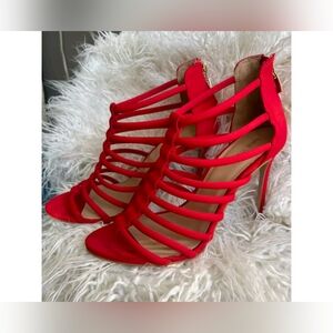 size9 Nine West red heels